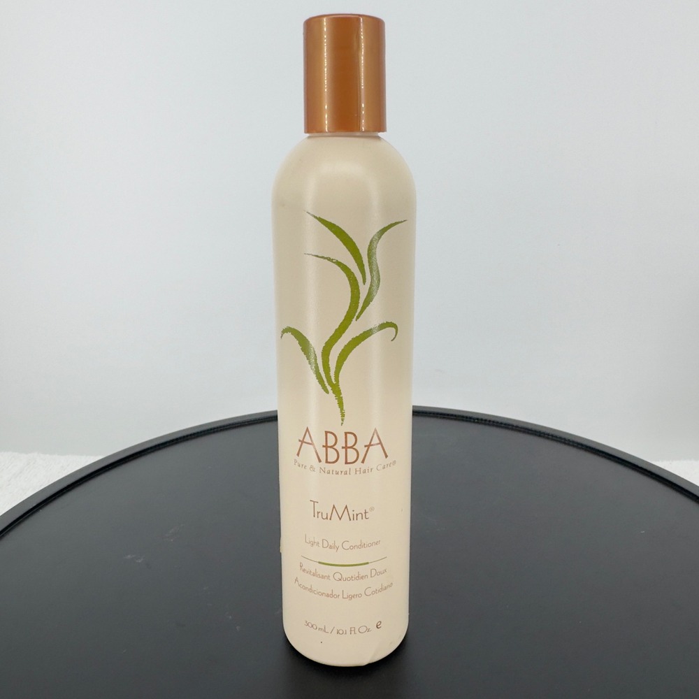 NOS ABBA TruMint Light Daily Conditioner 10.1 oz Pure Natural Hair Care Vegan